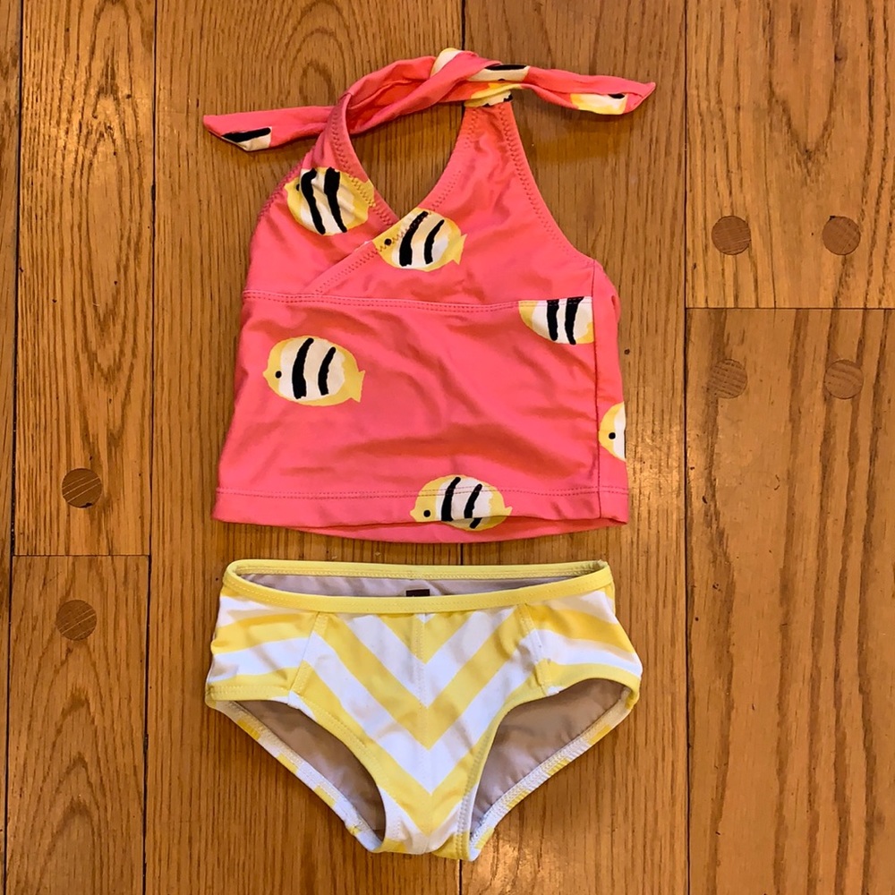 Two piece girl swimsuit